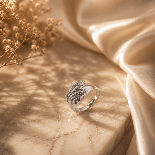 925 Sterling Silver Contemporary Statement Ring