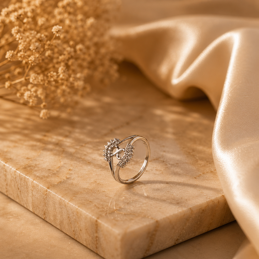 925 Sterling Silver Infinity Love Ring