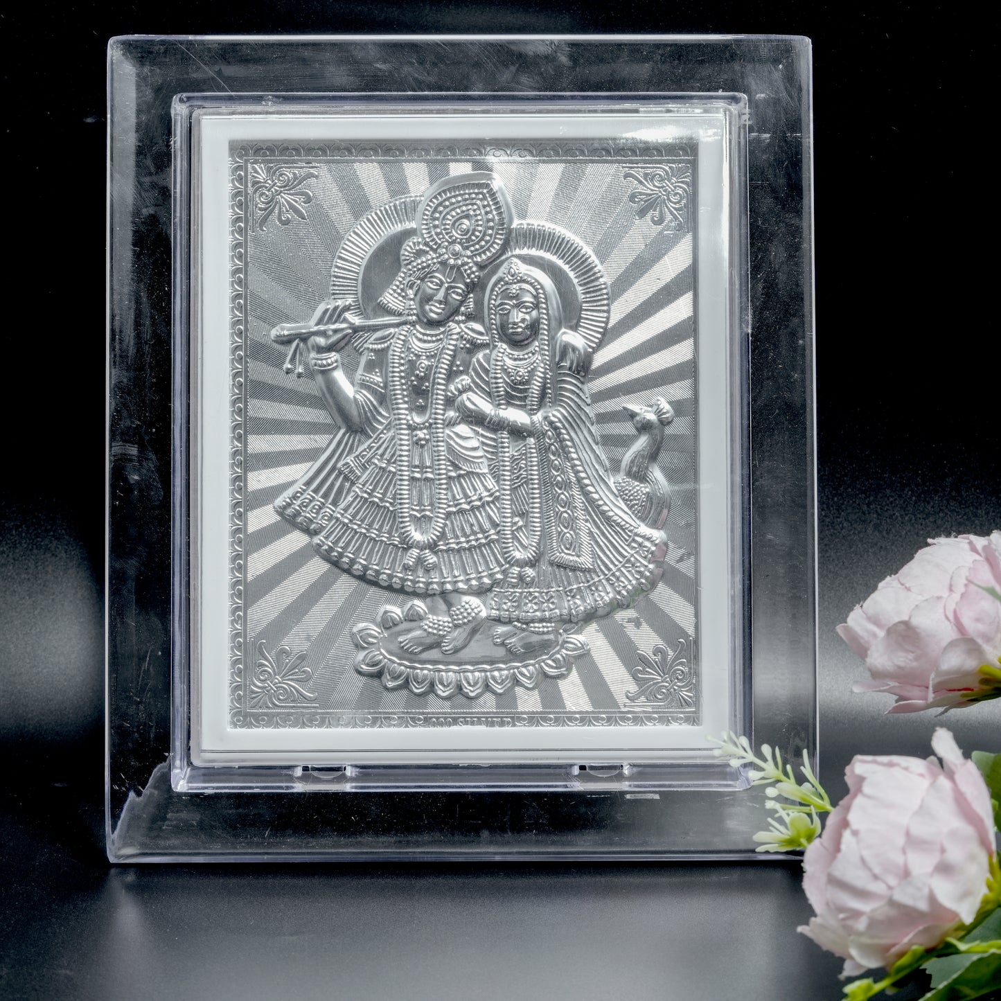 Radha Krishna Divine Frame – Elegant Spiritual Home Décor