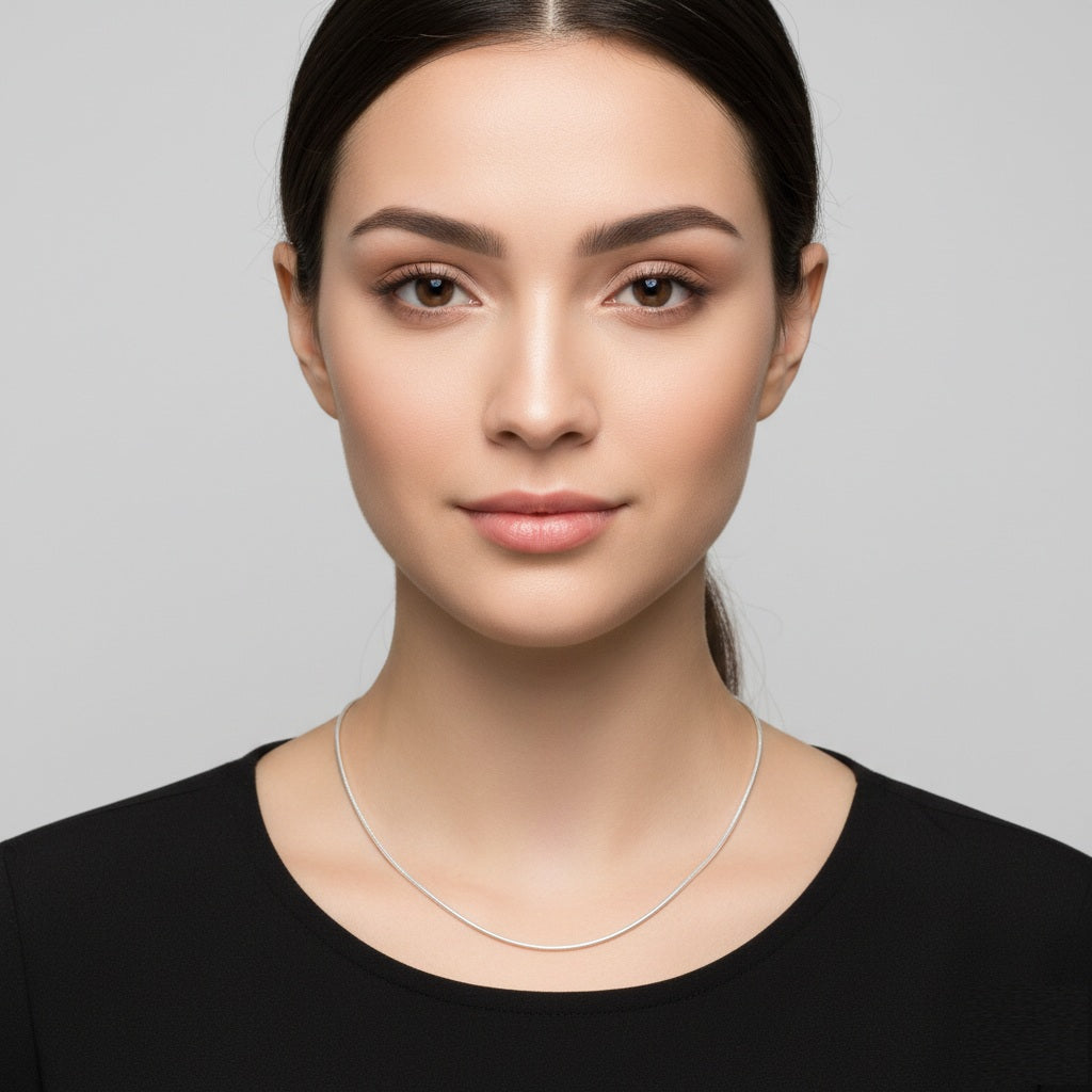 Sleek Box-Link Silver Chain