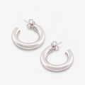 925 Sterling Silver Minimal Hoop Earrings