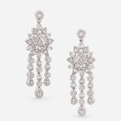 Luxury Crystal Chandelier Drop Earrings