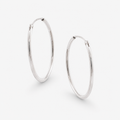 Classic Silver Hoop Earrings for Women