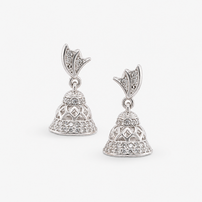 Elegant CZ Jhumka Earrings for Women