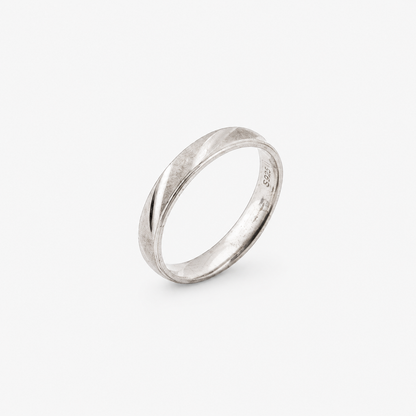 925 Sterling Silver Minimal Classic Band Ring