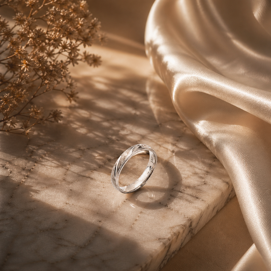 925 Sterling Silver Minimal Classic Band Ring