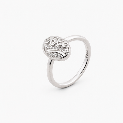 925 Sterling Silver Elegant Swirl Ring