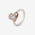 925 Sterling Silver Heart Love Ring