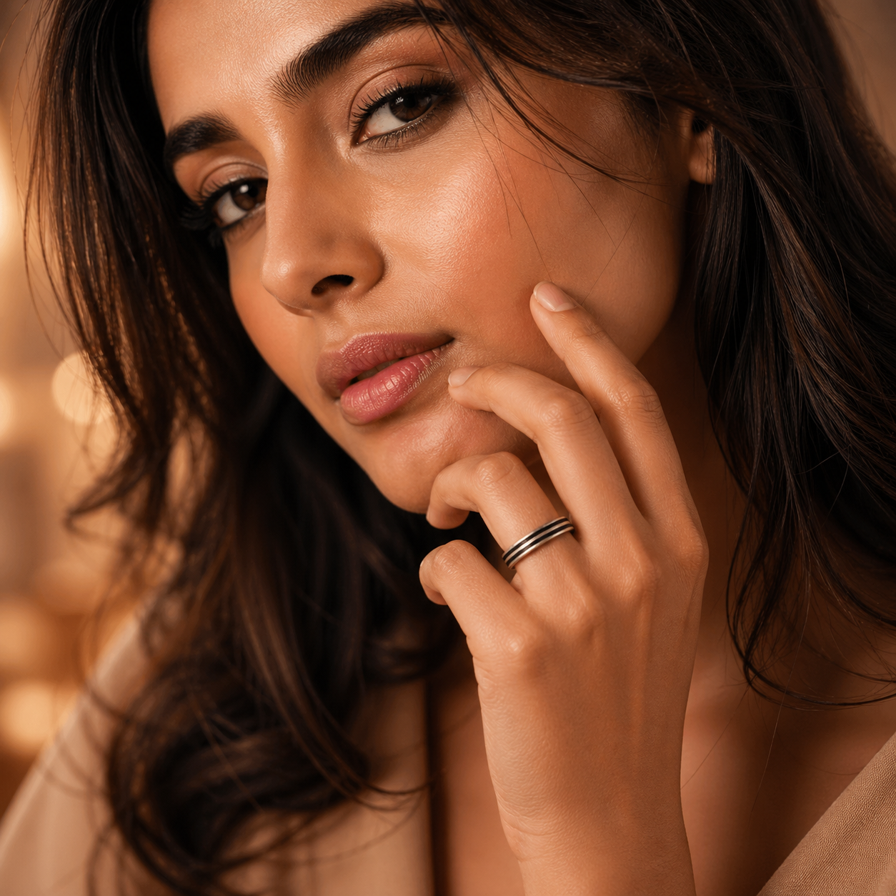 925 Sterling Silver Minimal Groove Band Ring