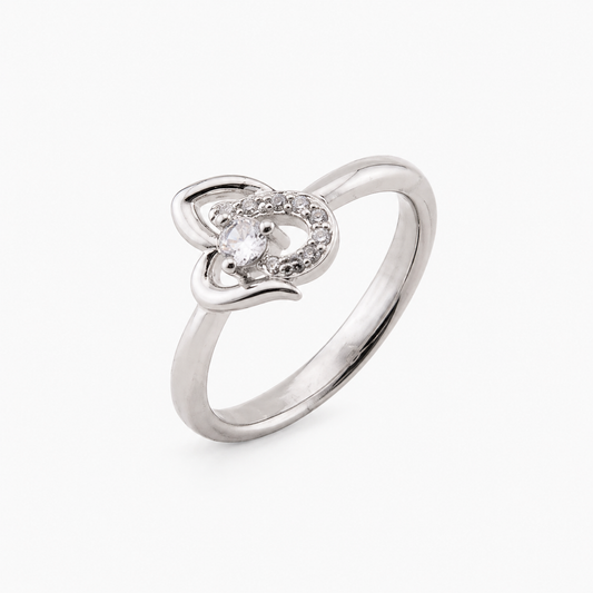 Butterfly Zircon Ring