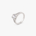 Solitaire Zircon Elegance Ring
