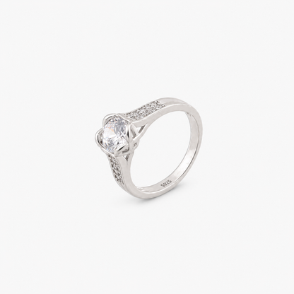 Solitaire Zircon Elegance Ring