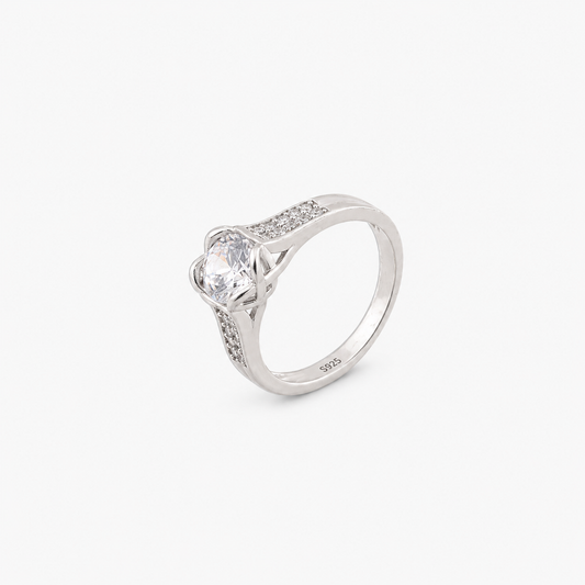 Solitaire Zircon Elegance Ring