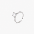 925 Sterling Silver Classic Solitaire Ring