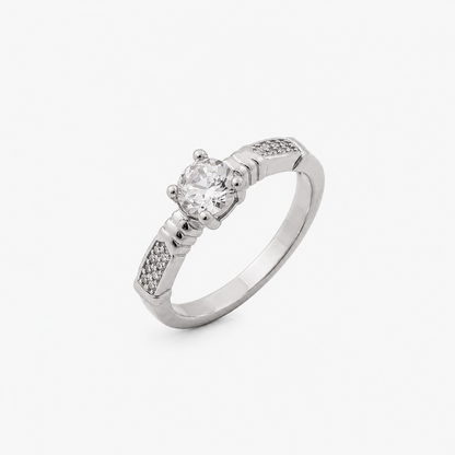 Sparkling Solitaire Ring