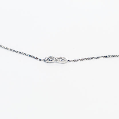 Infinity Grace Silver Anklet