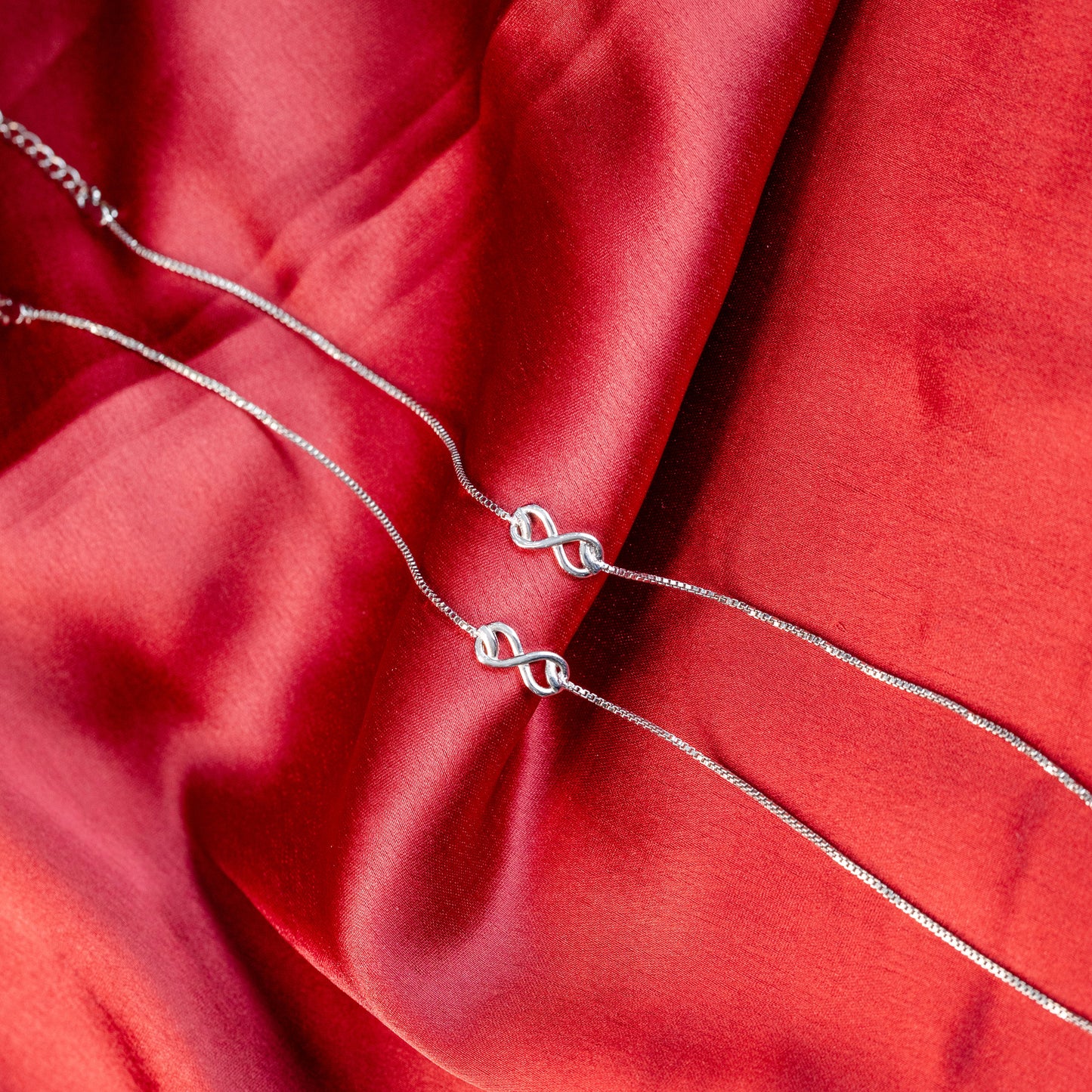Infinity Grace Silver Anklet