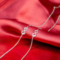 Infinity Grace Silver Anklet