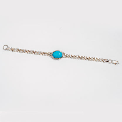 The Turquoise Mariner Chain Bracelet