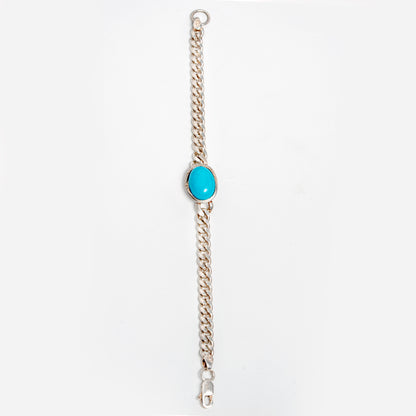 The Turquoise Mariner Chain Bracelet