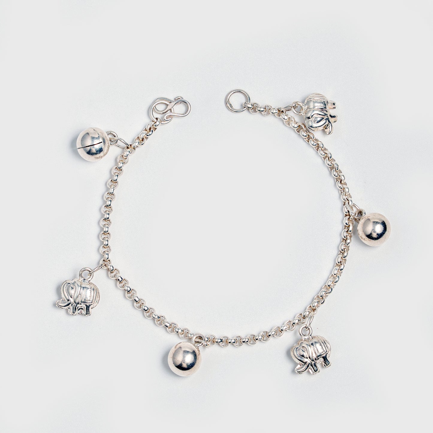 Joyful Elephant Charm Bracelet