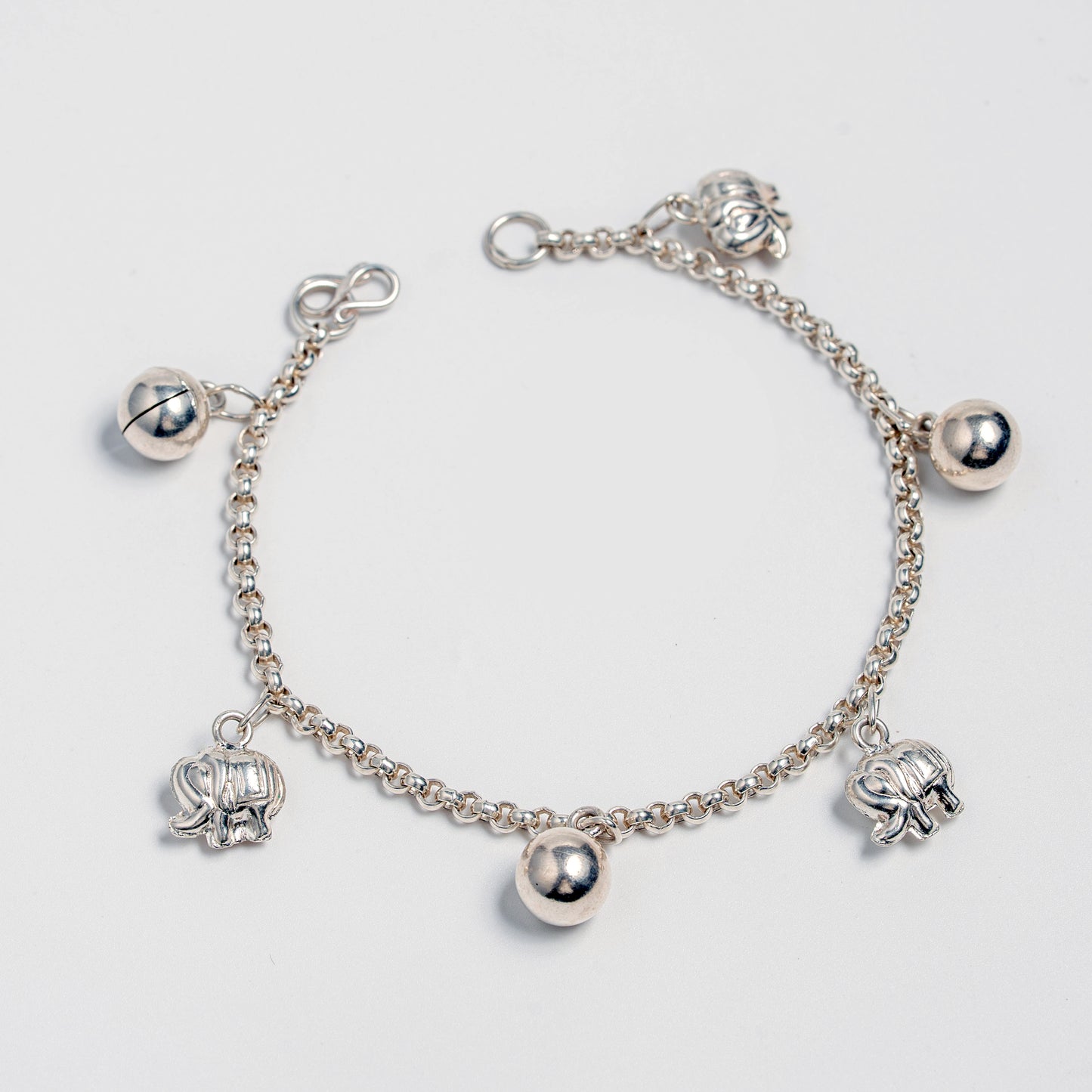 Joyful Elephant Charm Bracelet