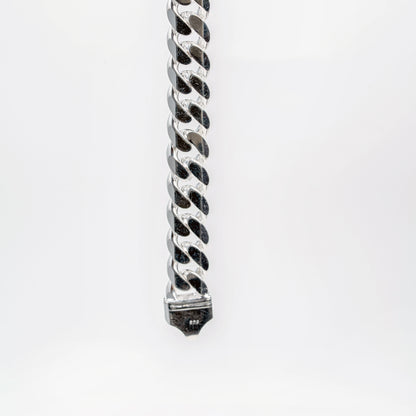 Silver Classic Cuban Link Bracelet for Women | Timeless Chain Design in 925 Silver