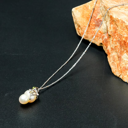 Moonvine Baroque Pearl Silver Pendant