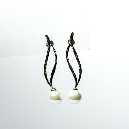 Oxidized Silver Finish Traditional Choker with Ghungroo & Pearl Drops