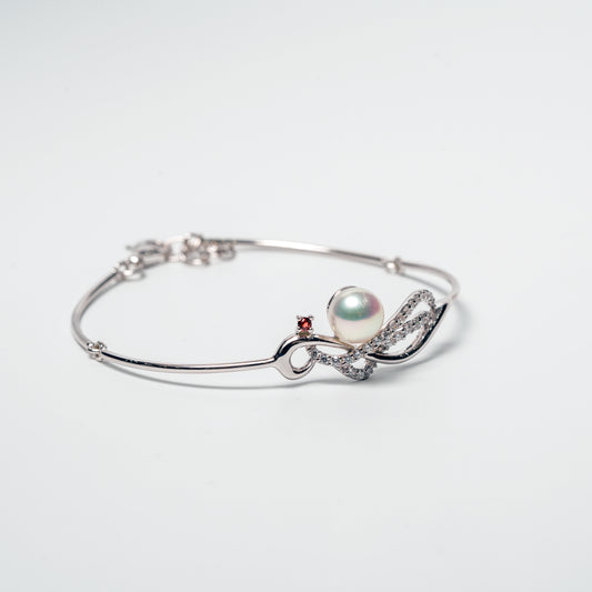 Kada Bracelet for Women | Elegant Handcrafted Silver Bangle with Premium Finish