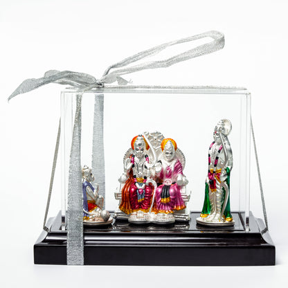Ram Darbar Idol Set with Premium Acrylic Display Case
