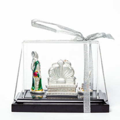 Ram Darbar Idol Set with Premium Acrylic Display Case
