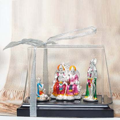 Ram Darbar Idol Set with Premium Acrylic Display Case