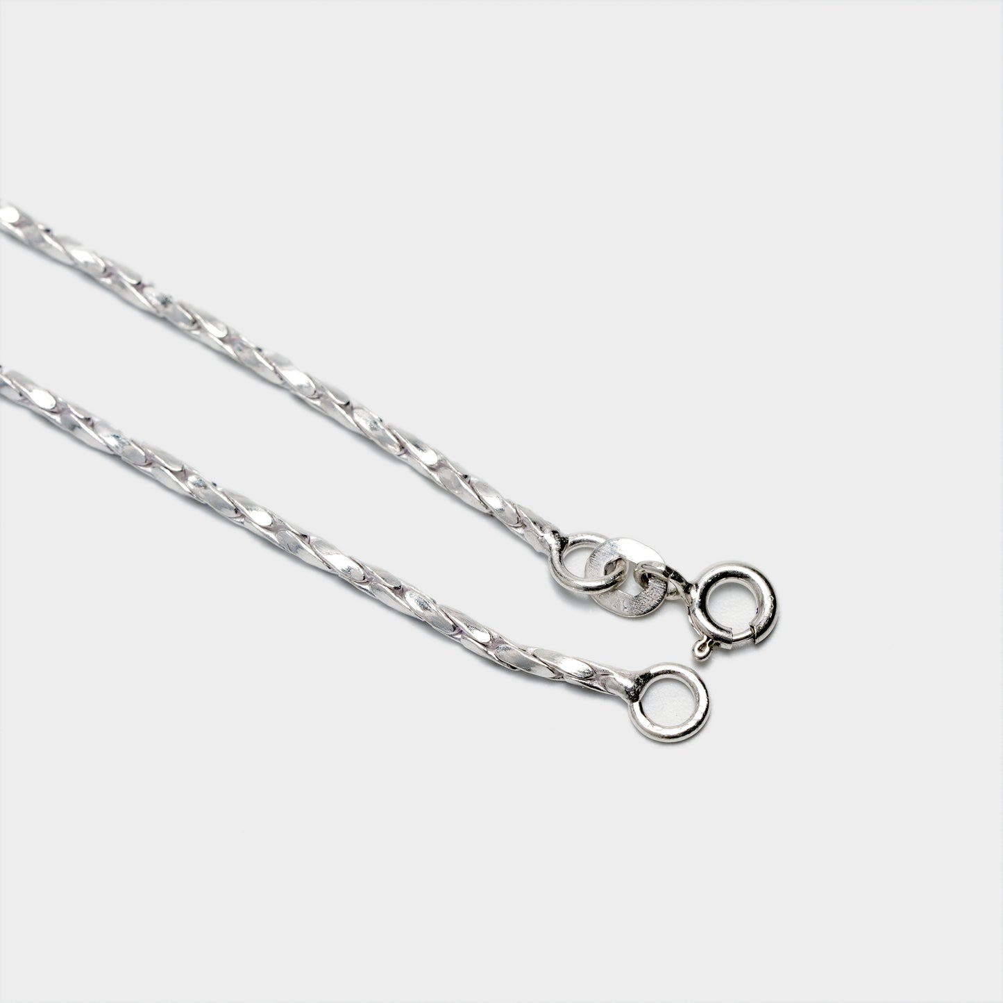 Twisted Silver Chain