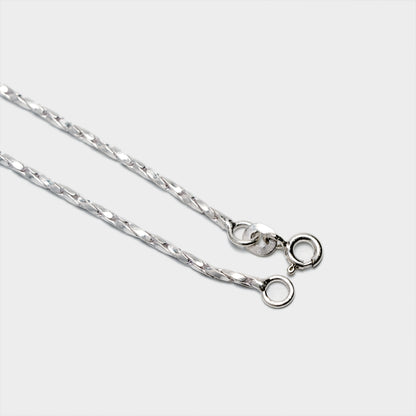 Twisted Silver Chain