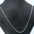 Twisted Silver Chain