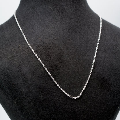 Flat Box Silver Chain