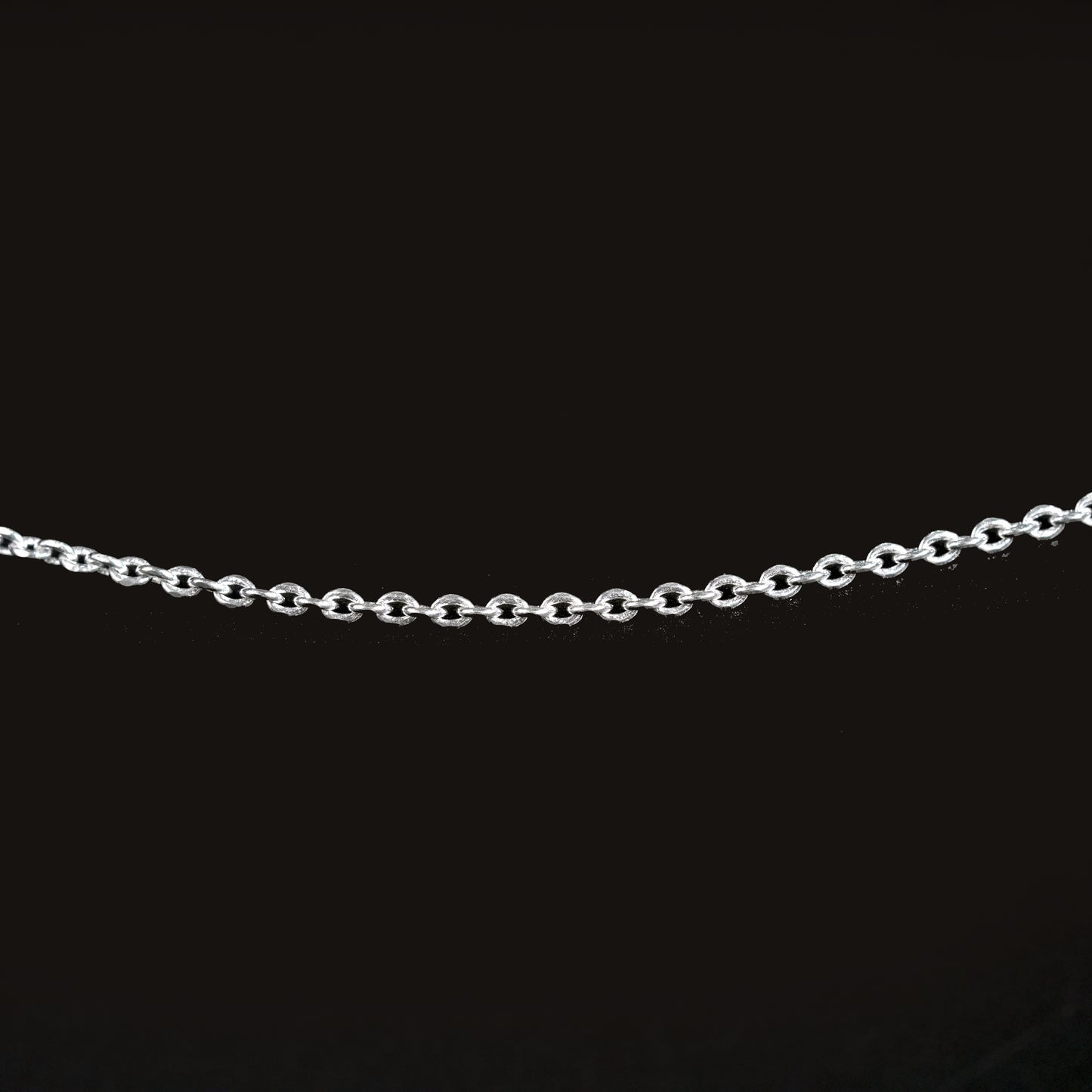 Flat Box Silver Chain