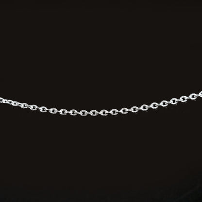 Flat Box Silver Chain