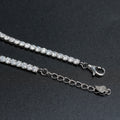 Classic Diamond-Style Silver Tennis Bracelet