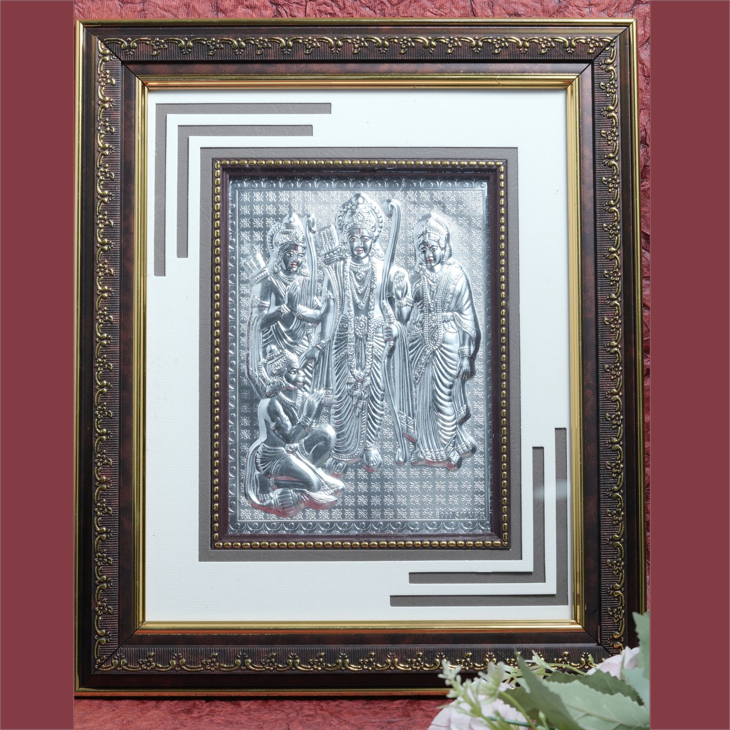 Ram Darbar Framed Wall Art – Square Decorative Frame