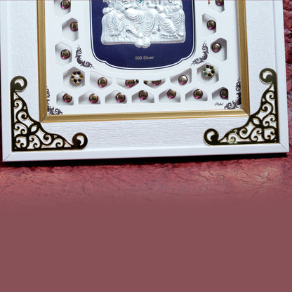 Shiv Parivar Divine Frame – Lord Shiva Family Spiritual Wall Décor