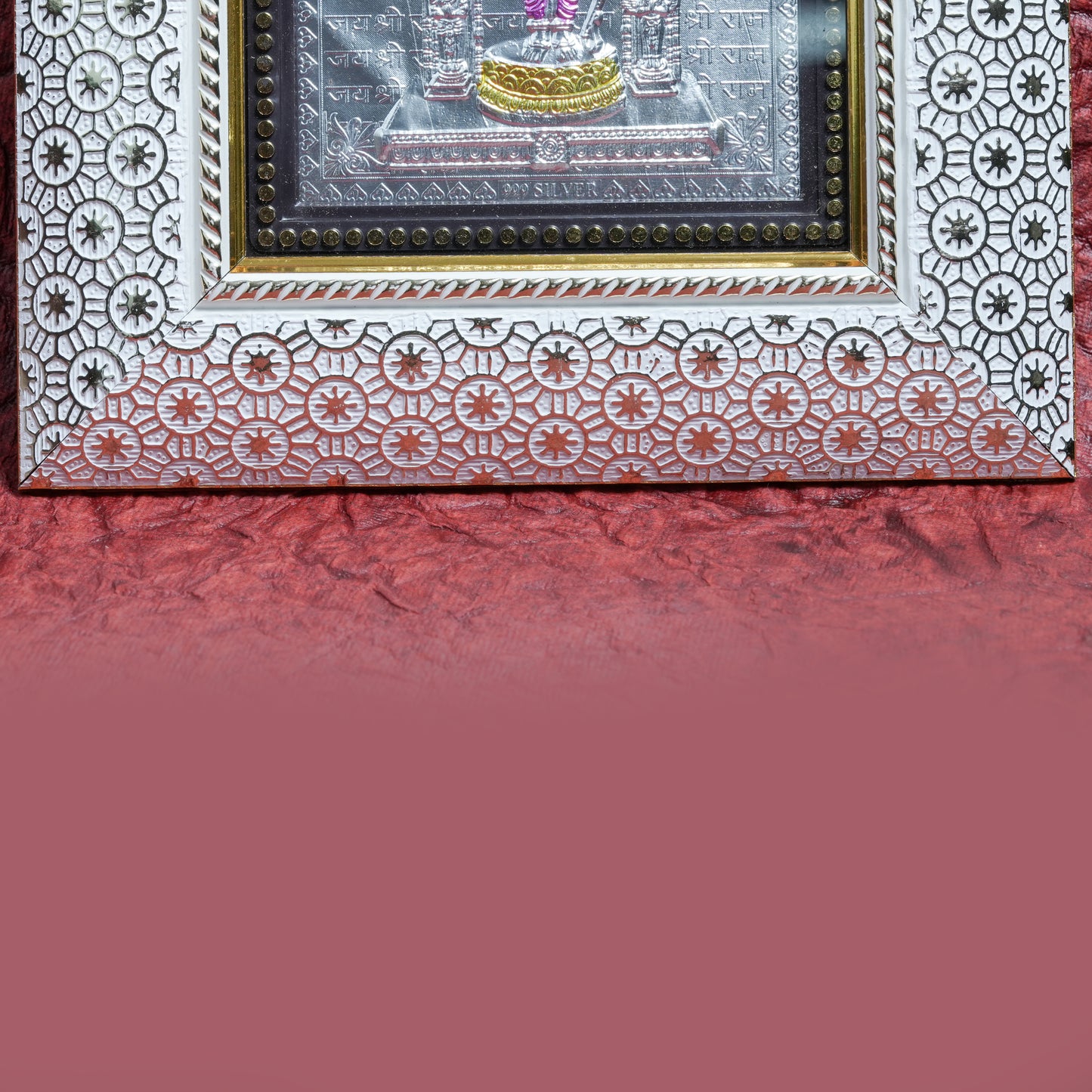 Shree Ram Framed Wall Art – Square Decorative Frame