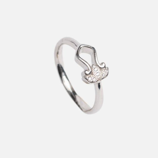 925 sterling silver minimal ring for women