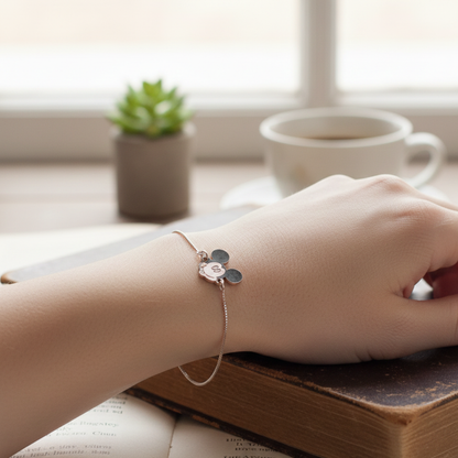 Silver & Rose Gold Tone Whimsical Charm Chain