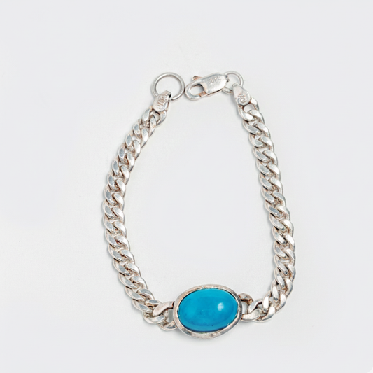 The Turquoise Mariner Chain Bracelet
