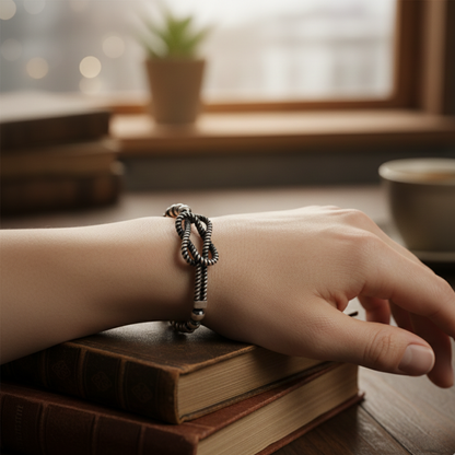 The Resilient Knot Beaded Bracelet