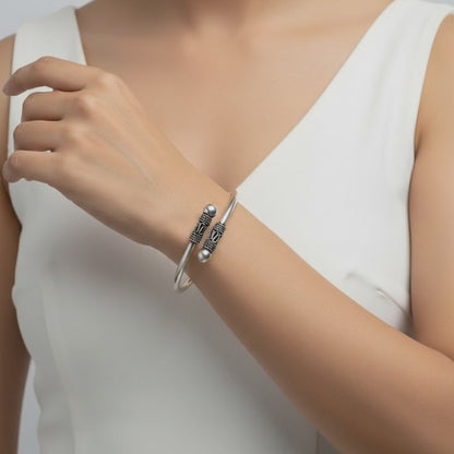 Minimal Silver Bangle Bracelet – 925 Sterling Silver Everyday Wear